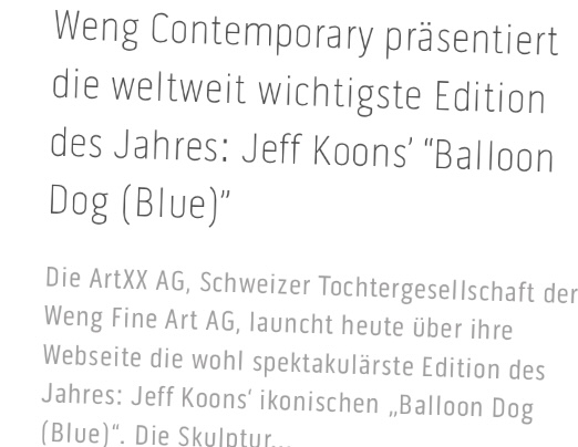 WENG FINE ART (518160) Geld mit Kunst... 1289798