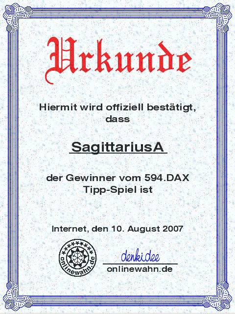 594.DAX Tipp-Spiel, Freitag, 10.08.07 113952