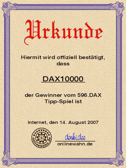 596.DAX Tipp-Spiel, Dienstag, 14.08.07 114427