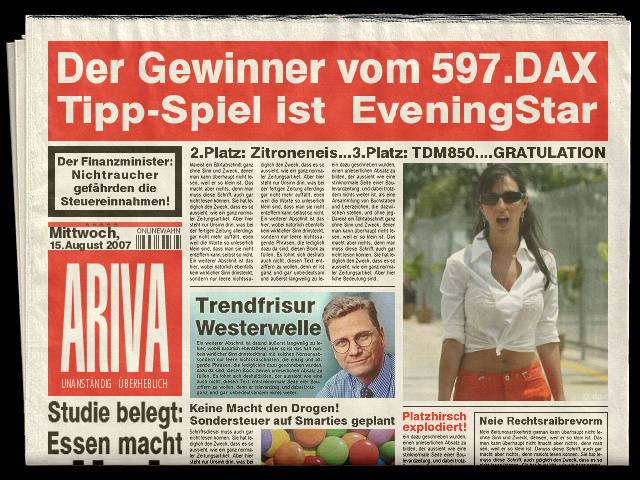 597.DAX Tipp-Spiel, Mittwoch, 15.08.07 114641