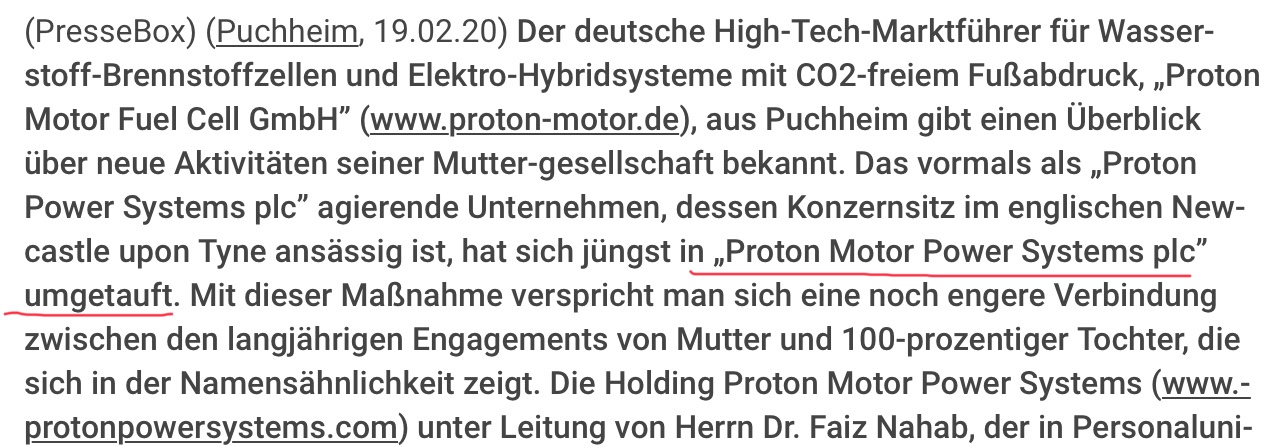 Proton Power neue Nachrichten neuer Kurs 1161614
