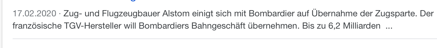 Bombardie und die Zukunft 1176548