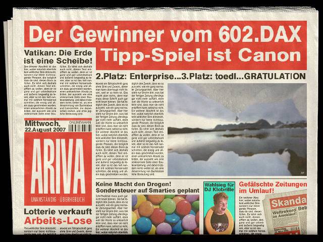 603.DAX Tipp-Spiel, Donnerstag, 23.08.07 116152