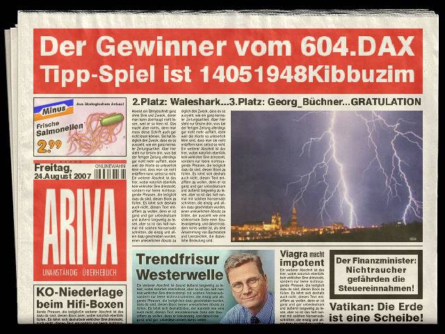 604.DAX Tipp-Spiel, Freitag, 24.08.07 116428