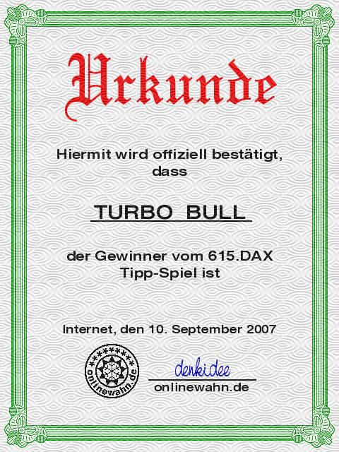 615.DAX Tipp-Spiel, Montag,10.09.07 119397