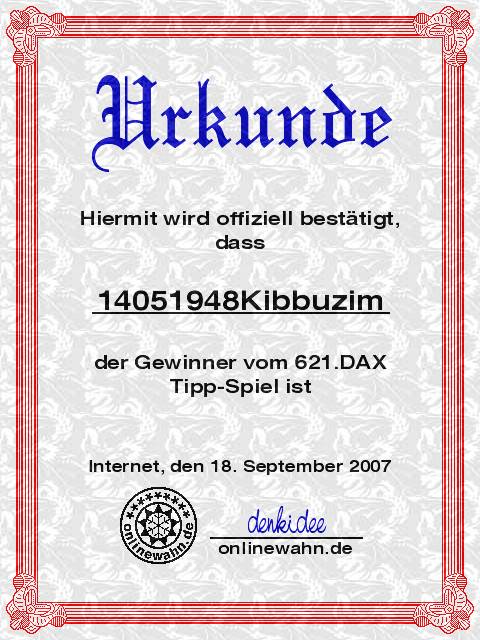620.DAX Tipp-Spiel, Montag, 17.09.07 120731