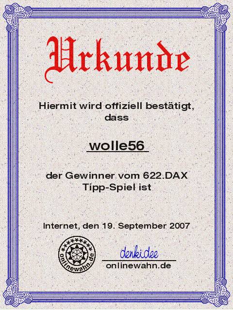 622.DAX Tipp-Spiel, Mittwoch, 19.09.07 120928