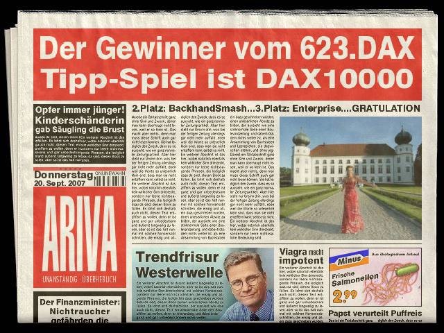 623.DAX Tipp-Spiel, Donnerstag, 20.09.07 121162