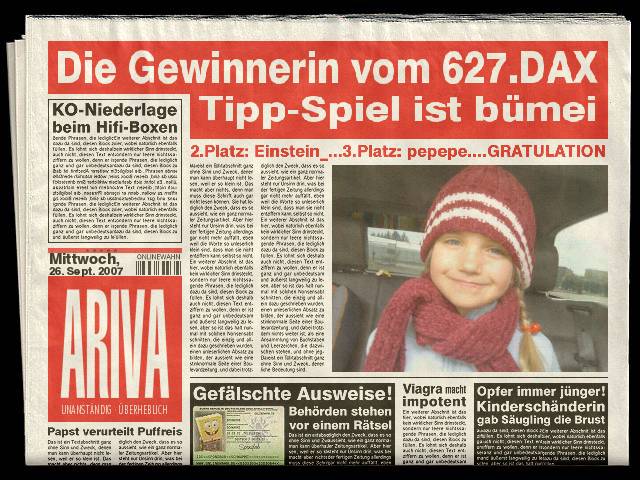 628.DAX Tipp-Spiel, Donnerstag, 27.09.07 122126