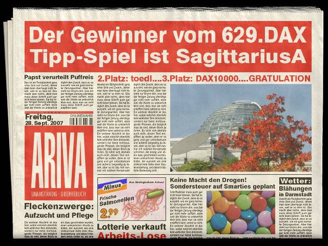 630.DAX Tipp-Spiel, Montag, 01.10.07 122923