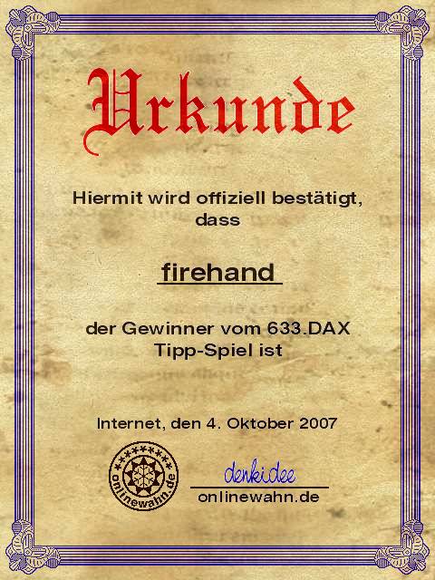 632.DAX Tipp-Spiel, Mittwoch, 03.10.07 123618