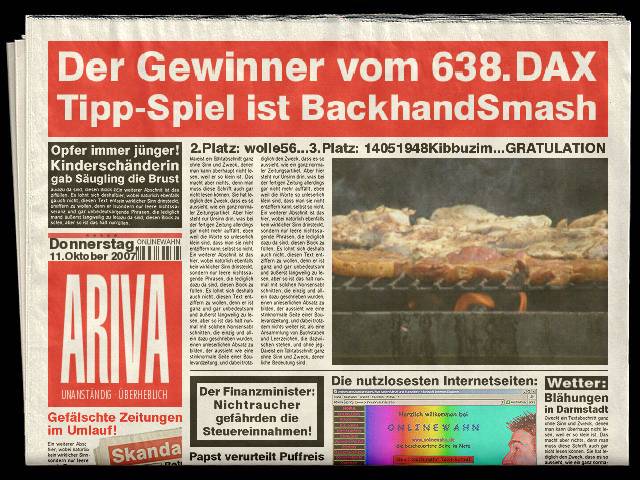 639.DAX Tipp-Spiel, Freitag, 12.10.07 125040