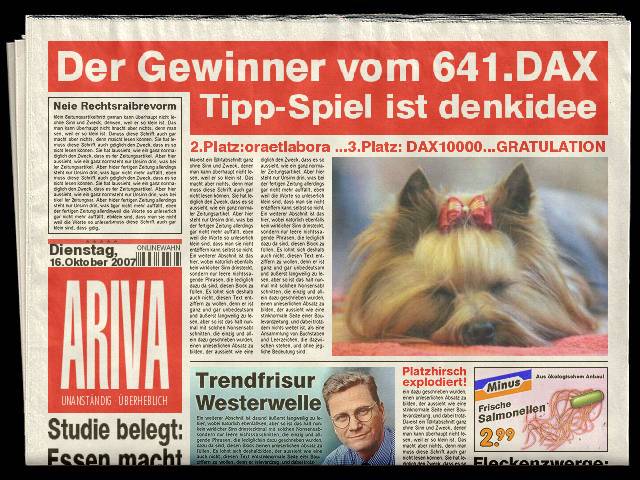 642.DAX Tipp-Spiel, Mittwoch, 17.10.07 125855