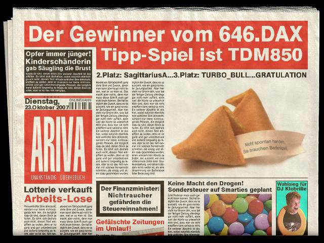 647.DAX Tipp-Spiel, Mittwoch, 24.10.07 127256