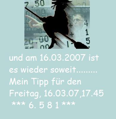 492.DAX Tipp-Spiel, Donnerstag, 15.03.07 87677