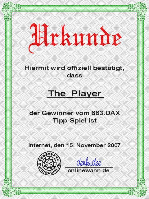 663.DAX Tipp-Spiel, Donnerstag, 15.11.07, 17.45 Uh 131425