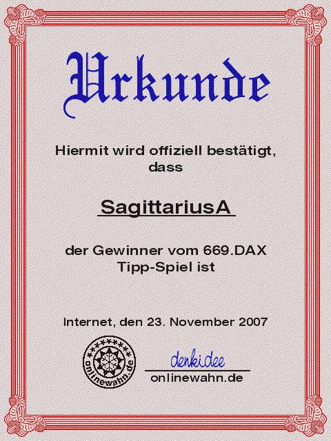 668.DAX Tipp-Spiel, Donnerstag, 22.11.07 132704