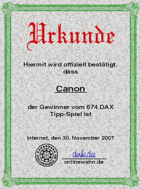 Die Rangliste der DAX - Experten 2007 134003