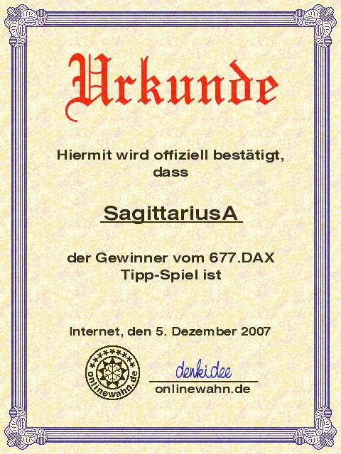 Die Rangliste der DAX - Experten 2007 134843