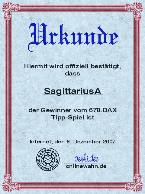 Die Rangliste der DAX - Experten 2007 135162