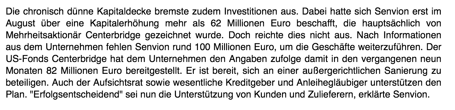 Senvion S.A. (WKN: A2AFKW) 1106632