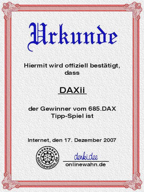 Die Rangliste der DAX - Experten 2007 137129