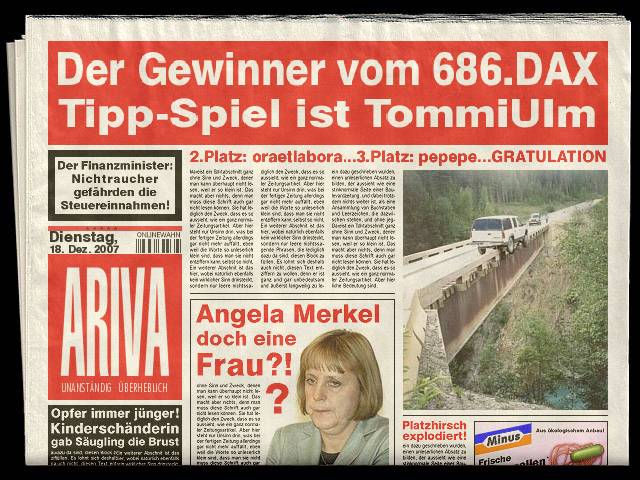 686.DAX Tipp-Spiel, Dienstag, 18.12.07 137333