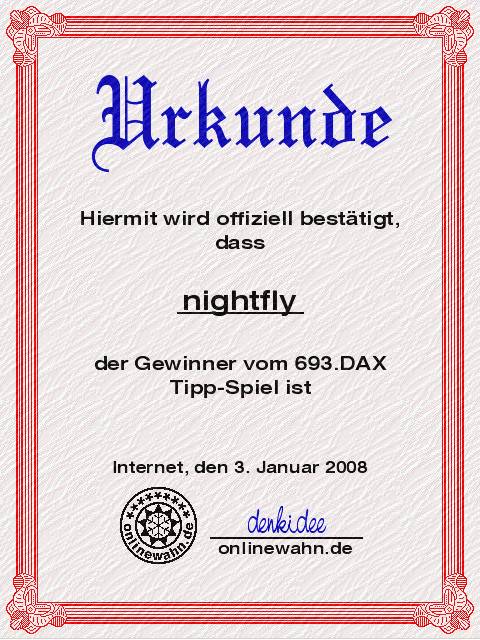 692.DAX Tipp-Spiel, Mittwoch, 02.01.08 139523