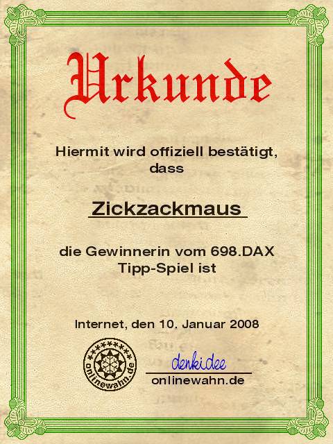 Die Rangliste der DAX - Experten 2008 140939