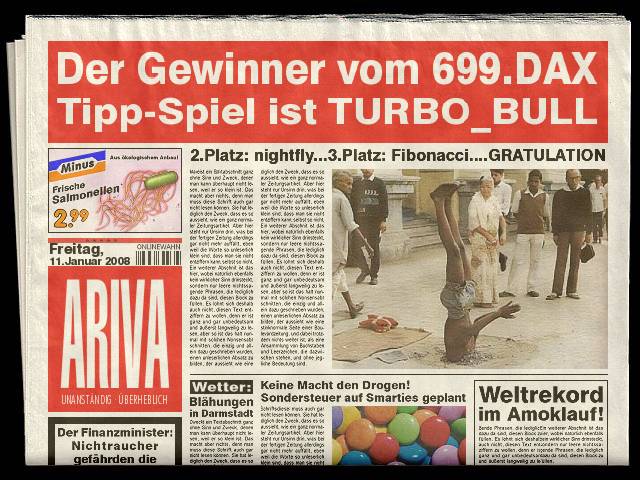 699.DAX Tipp-Spiel, Freitag, 11.01.08 141229
