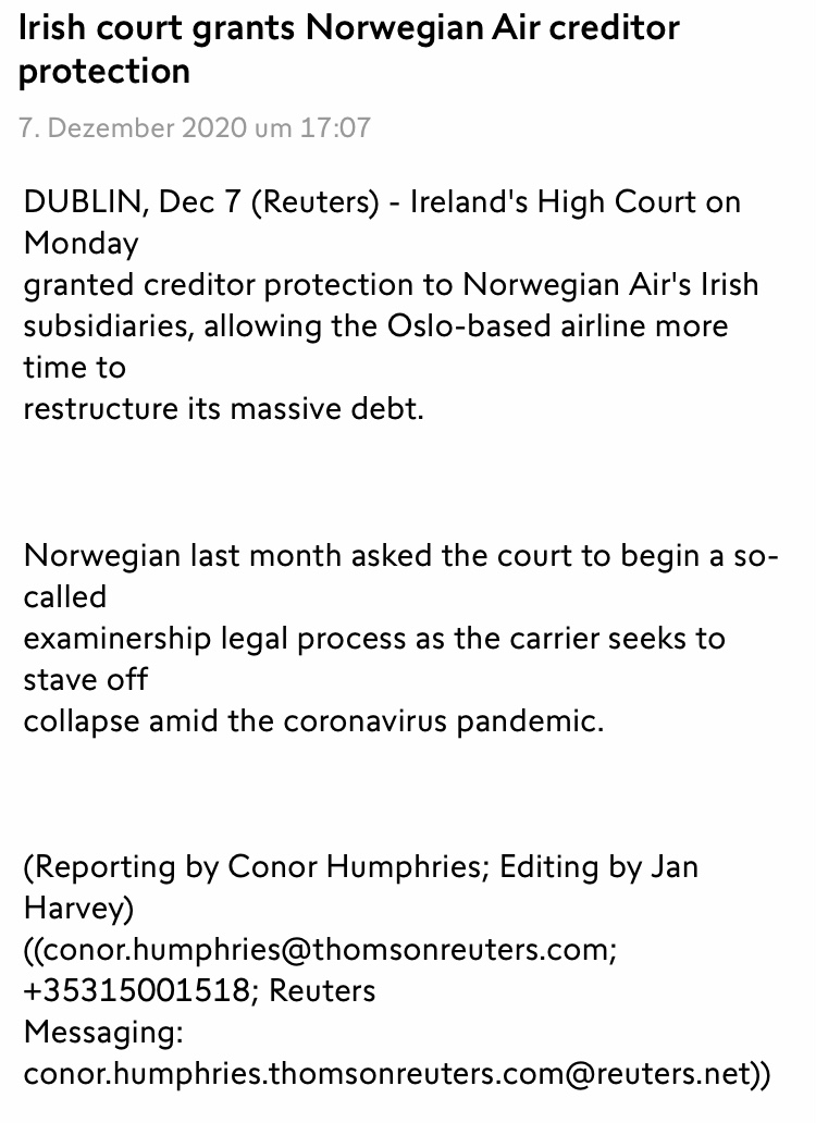 Norwegian Air Shuttle ASA 1218192