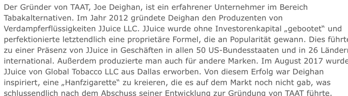 TAAT - Revolution am Tabakmarkt oder heiße Luft? 1247163