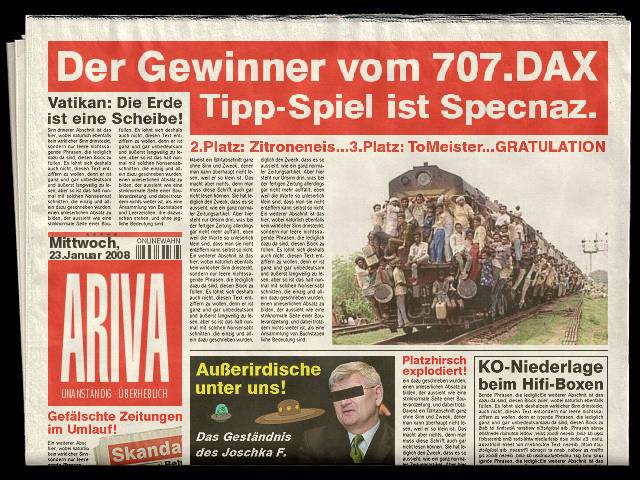 707.DAX Tipp-Spiel, Mittwoch, 23.01.08 143588