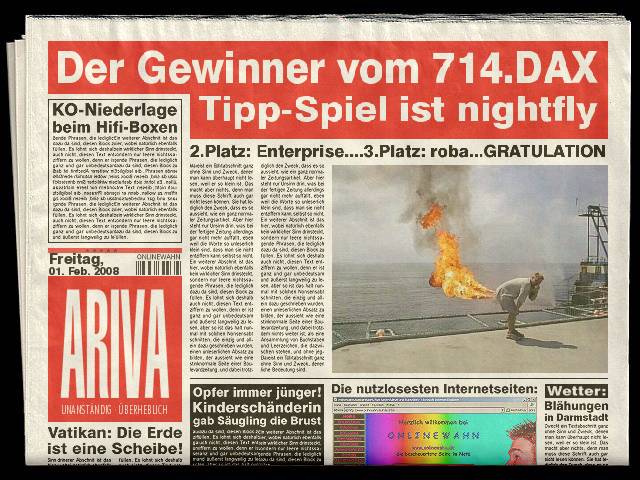 715.DAX Tipp-Spiel, Montag, 04.02.08 146029