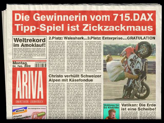 715.DAX Tipp-Spiel, Montag, 04.02.08 146141