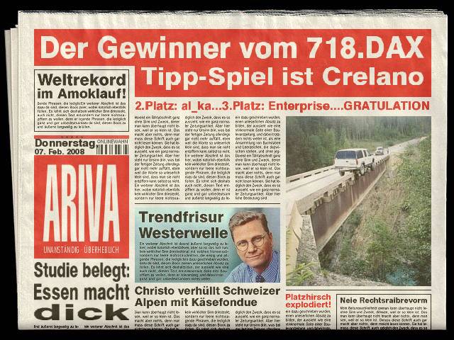 719.DAX Tipp-Spiel, Freitag, 08.02.08 146970