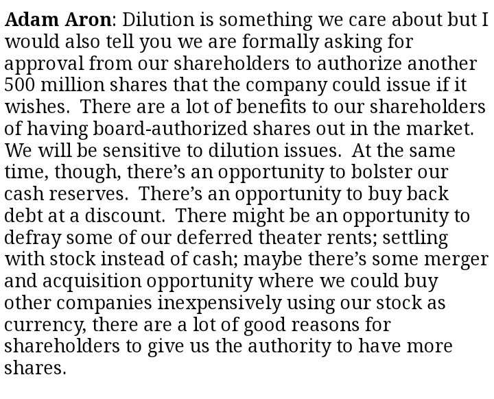 AMC Entertainment Holdings 2.0 - Todamoon?!? 1380851