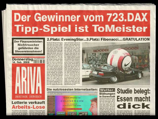 724.DAX Tipp-Spiel, Freitag, 15.02.08 148478