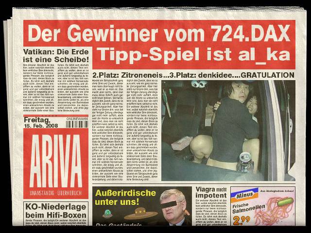 724.DAX Tipp-Spiel, Freitag, 15.02.08 148614