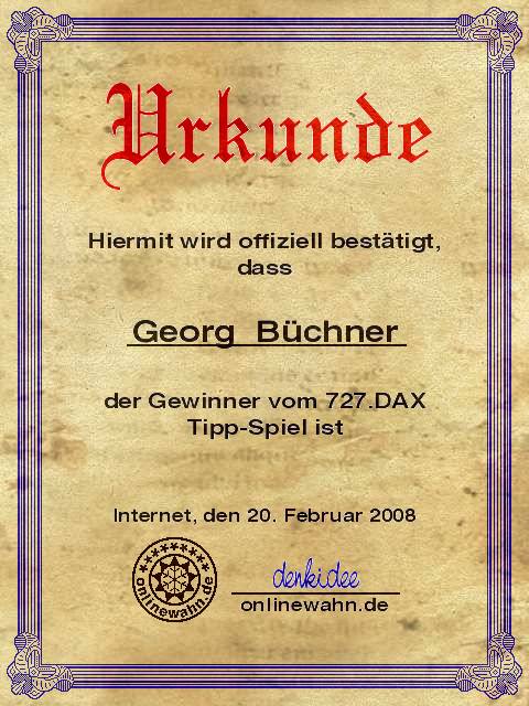 726.DAX Tipp-Spiel, Dienstag, 19.02.08 149405