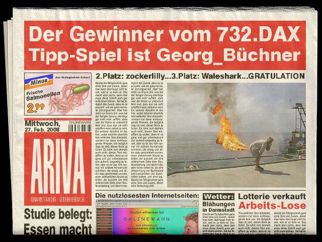 732.DAX Tipp-Spiel, Mittwoch, 27.02.08 151021