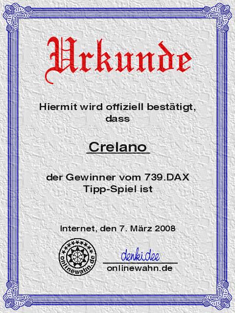 738.DAX Tipp-Spiel, Donnerstag, 06.03.08 152969