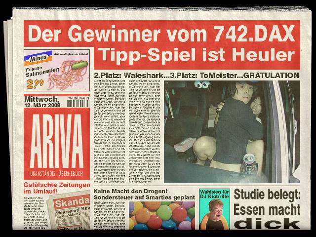 743.DAX Tipp-Spiel, Donnerstag, 13.03.08 154046