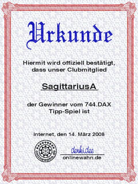 743.DAX Tipp-Spiel, Donnerstag, 13.03.08 154472