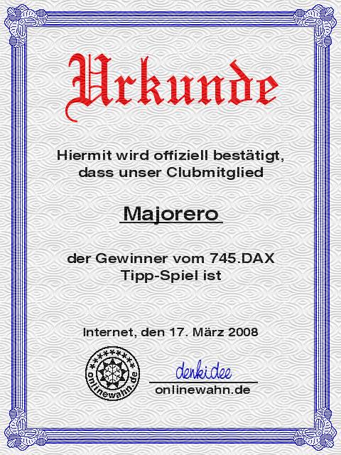 745.DAX Tipp-Spiel, Montag, 17.03.08 154906