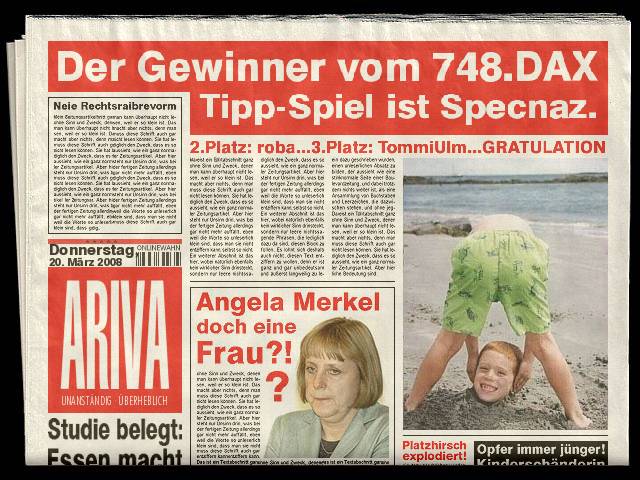 749.DAX Tipp-Spiel, Dienstag, 25.03.08 156074