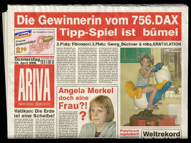 756.DAX Tipp-Spiel, Donnerstag, 03.04.08 157670