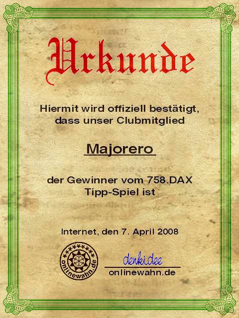 757.DAX Tipp-Spiel, Freitag, 04.04.08 158197