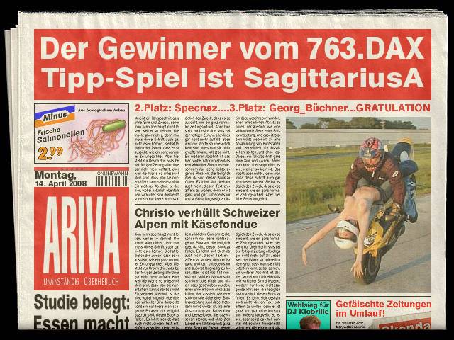 763.DAX Tipp-Spiel, Montag, 14.04.08 159345