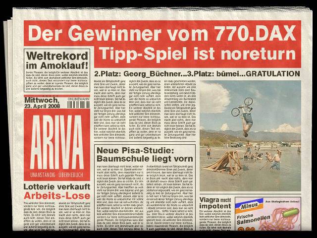 770.DAX Tipp-Spiel, Mittwoch, 23.04.08 160755